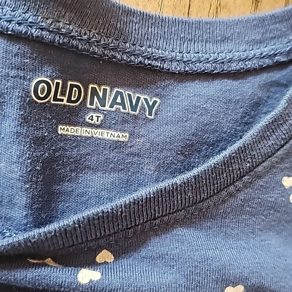 4T heart dress long sleeve Old Navy
